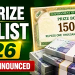 1500 Prize Bond List 2026: Draw No. 106 Complete Winners Announced Today
