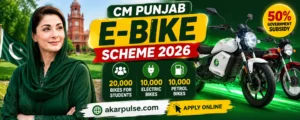 Maryam Nawaz Electric Bike Scheme 2026 – Apply Online for CM Punjab E-Bike Program