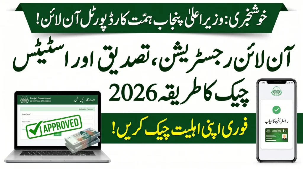 CM Punjab Himmat Card Web Portal