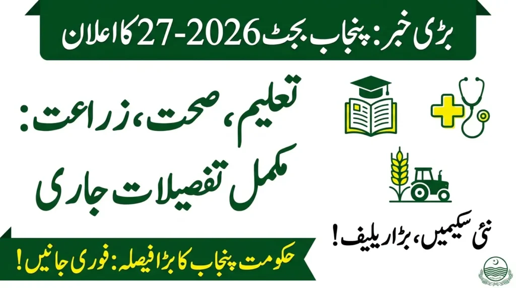 Punjab Budget 2026